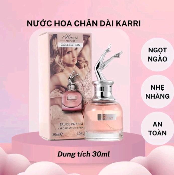 Nước hoa đôi chân karri 30ml nước hoa chân dài cô gái