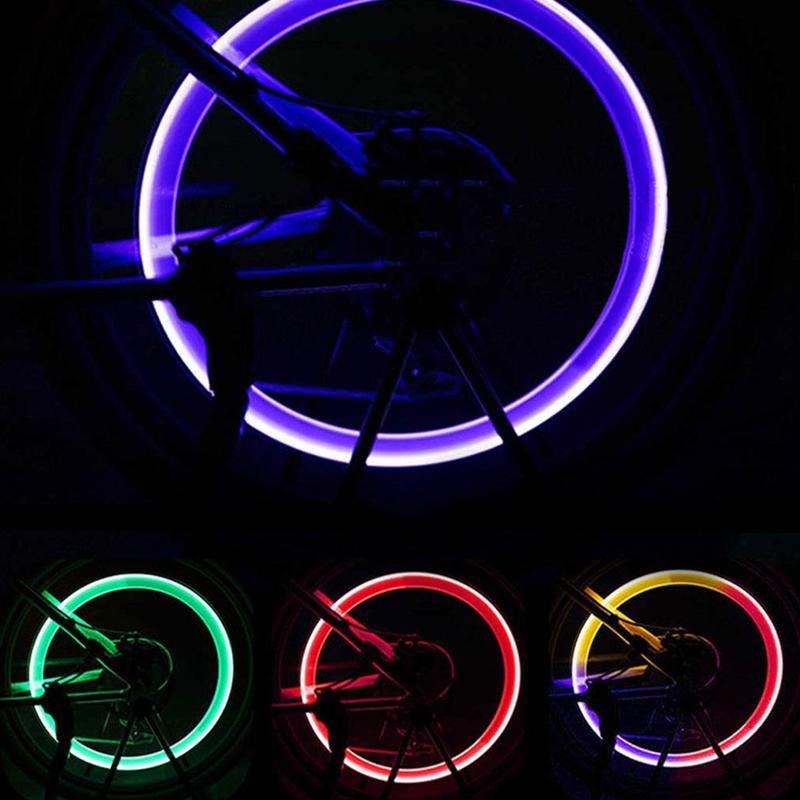 Product Introduction of Mũ Van Lốp Xe Ô Tô, Đèn LED Nhiều Màu Sắc, Bộ 2 Chiếc, Thích Hợp Cho Ô Tô, Xe Máy Và Đạp Xe, Đèn Lồng Nan Hoa, Phụ Kiện Lốp Ô Tô 39