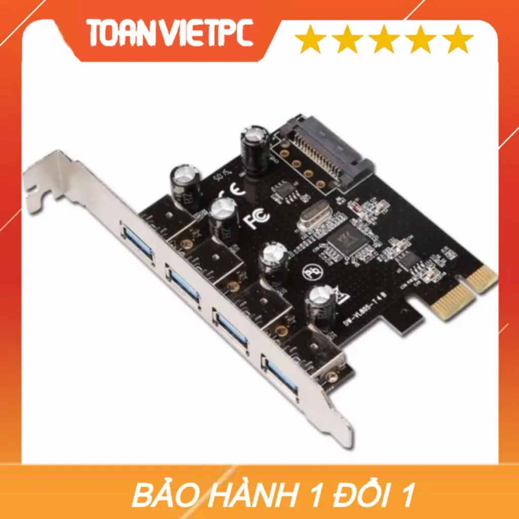 Card chuyển đổi PCI Express to USB 4 cổng 3.0