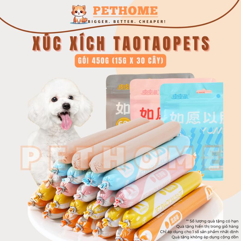   Túi 30 Cây  Xúc Xích TaoTaoPet Cao Cấp Cho Chó Mèo Siêu Ngon Miệng Dinh Dưỡng Đầy Đủ Cho Chó Mèo 