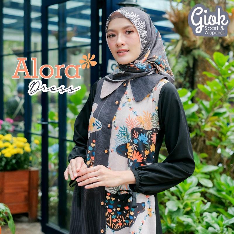 Alora Dress By Giok Apparel - Dress Printing Motif 3