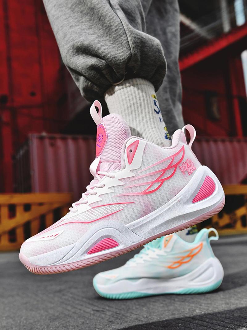 Product Introduction of Men's Sporty Breathable Basketball Shoes, Casual Comfortable Non-slip Basketball Shoes, Basketball Footwear for All Seasons 6