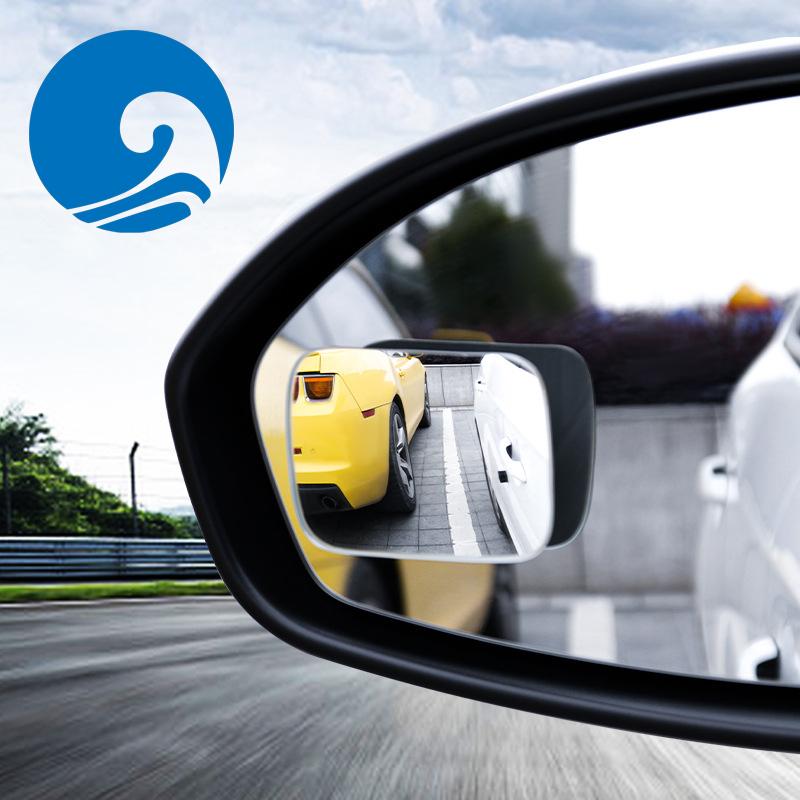 Bộ 2 Gương Cầu Lồi Hình Chữ Nhật Gắn Gương Chiếu Hậu Ô Tô Xoay 360 Độ Xóa Điểm Mù Cho Xe Hơi guong  chieuhau