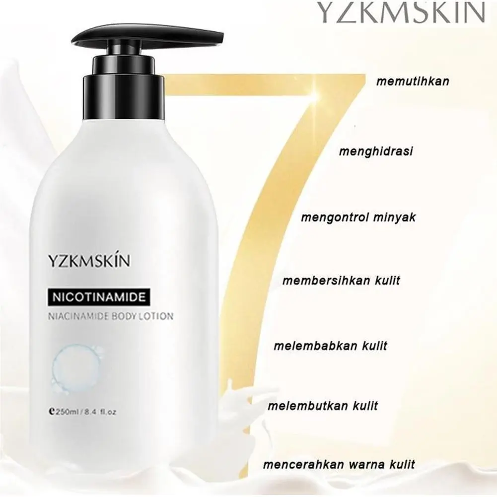 DW - ORIGINAL & BPOM | Hand Body Lotion YZKMSKIN Body Lotion 250ml Pemutih Badan Semua Jenis Kulit Tubuh Handbody
