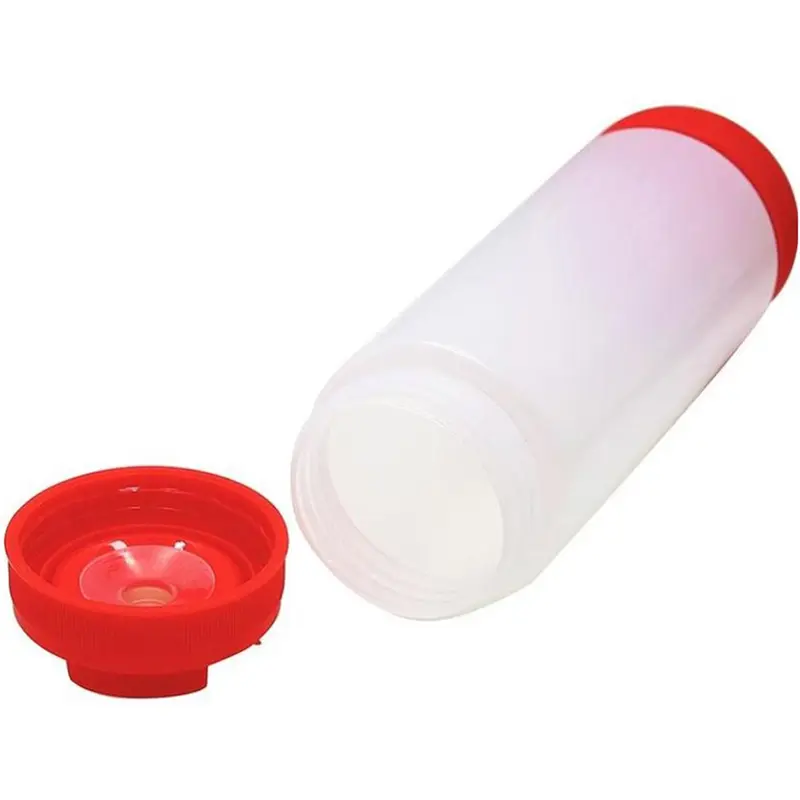 Botol sos plastik berkapasiti besar, 16, 20 dan 24 Oz, kepala berkembar untuk memerah, dispenser sos tomato, alatan dapur, 1 keping