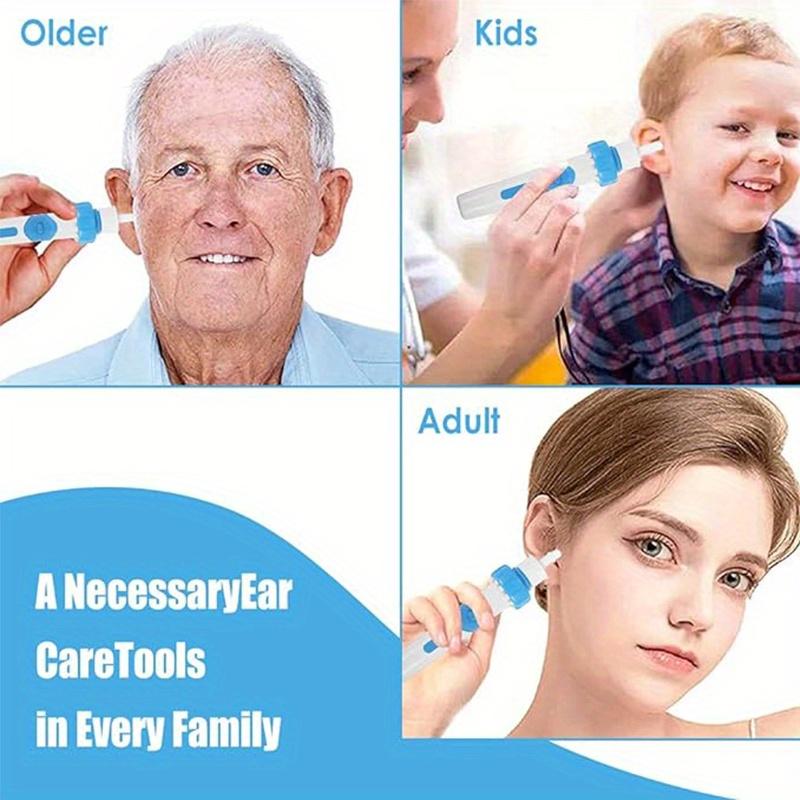 Painless And Safe Earwax Removal Kit - Portable Electric Vacuum Cleaner, Comfortable And Soft Ear Cleaning Tool Set, Household Earwax Removal Tool Ear-Digging Spoon 1