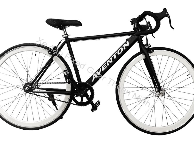  XE ĐẠP FIXED GEAR TRẮNG ĐEN NEW 100%   2 thắng tay   