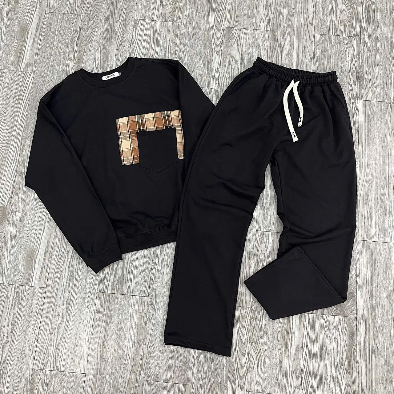 Sét bộ quần áo dài chất nỉ da cá nam thời trang full size Menswear