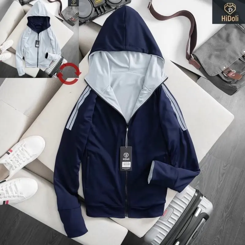 Áo chống nắng nam nữ 2 mặt thông hơi thoáng khí - Jacket, Menswear