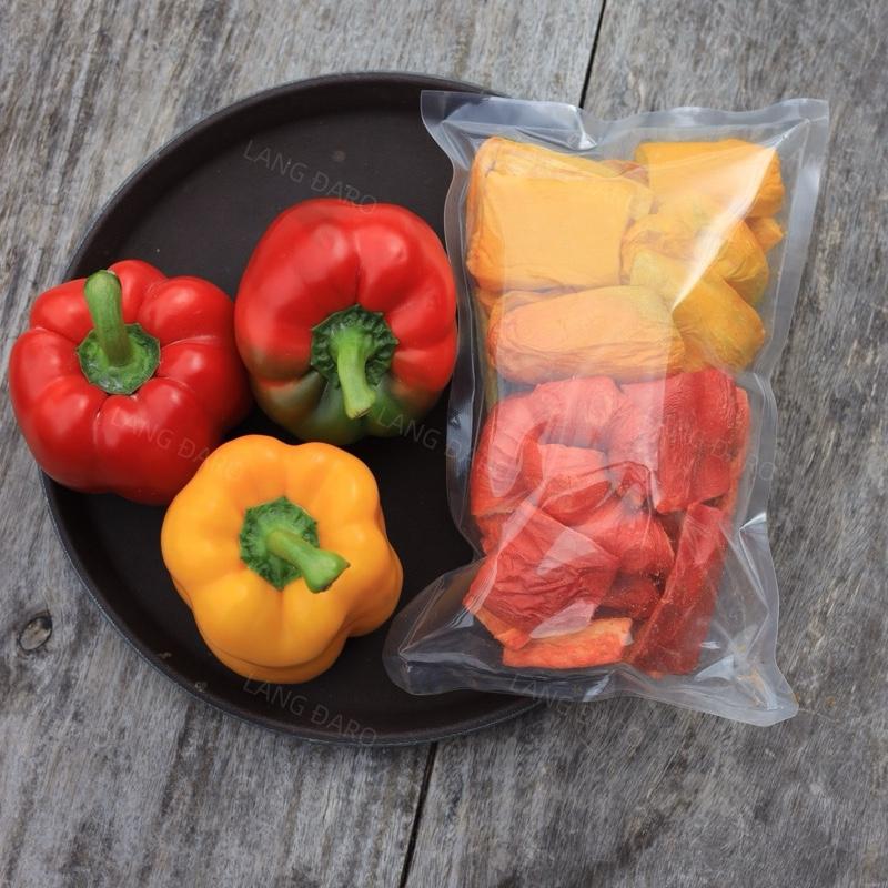 Ớt chuông ngọt sấy thăng hoa [Đaro Food] - Snack vitamin, không gia vị, túi 100gr 1
