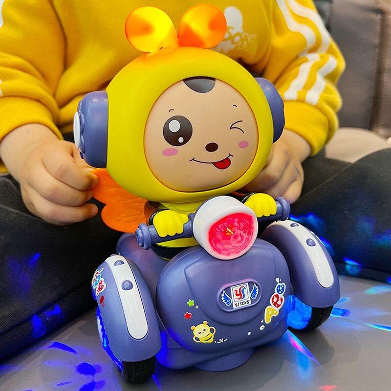 Product Introduction of Mainan Anak Lebah Naik Motor Bisa Berubah Muka Empat 1