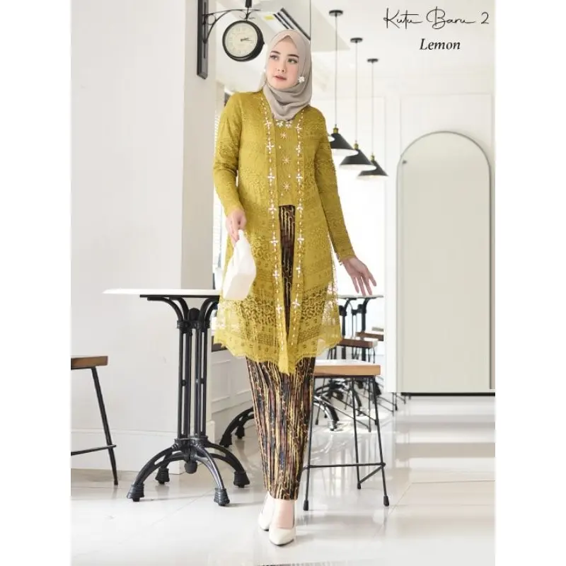 NEW SET KUTU BARU MALIKA/SET TUNIK MALIKA/SET TUNIK DELISA/SET KEBAYA PESTA/SET KEBAYA WISUDA/SET TUNIK SERAGAMAN