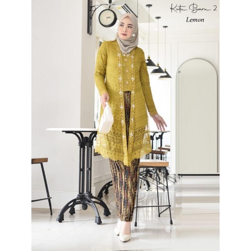 NEW SET KUTU BARU MALIKA/SET TUNIK MALIKA/SET TUNIK DELISA/SET KEBAYA PESTA/SET KEBAYA WISUDA/SET TUNIK SERAGAMAN 0