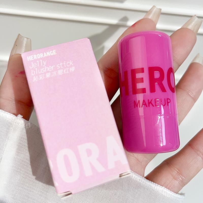 Product Introduction of 4 Colors Jelly Blush Stick Long Lasting Multi-use Cheek Lip Moisturizing Blusher Brightening Skin Makeup Cosmetics 39