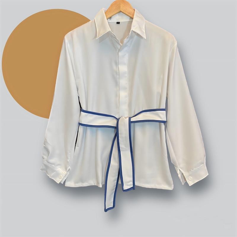 Royalina Blouse - Blouse Jumbo - Size S M L XL XXL 3XL 5L - Atasan Wanita - Kekinian Polos Crepe Baju Panjang Top Casual Oversize Cewek 2
