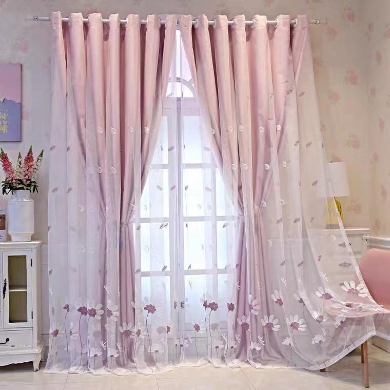 Product Introduction of Lace Curtain Flower Design Floral Embroidery Tulle Voile For Living Room Bedroom Kitchen Door Window 2