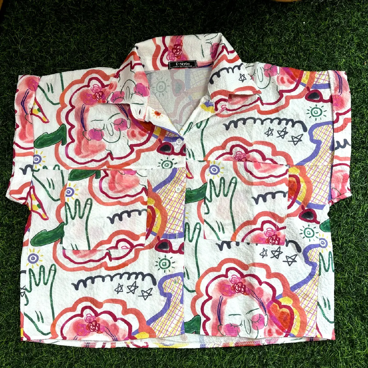 Kemeja Croptop Import BKK