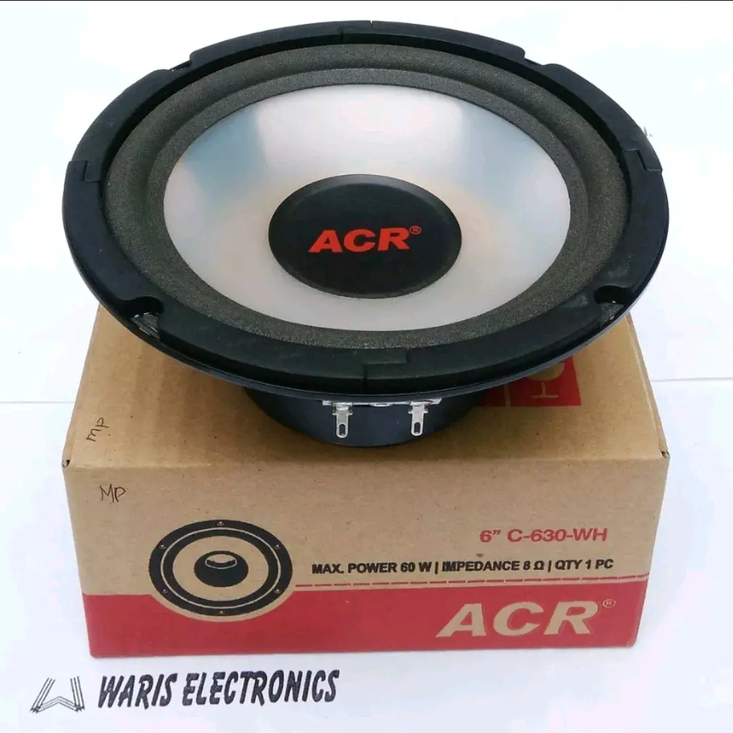 speaker 6 inch ACR woofer C 630 WH polyphane 60Watt