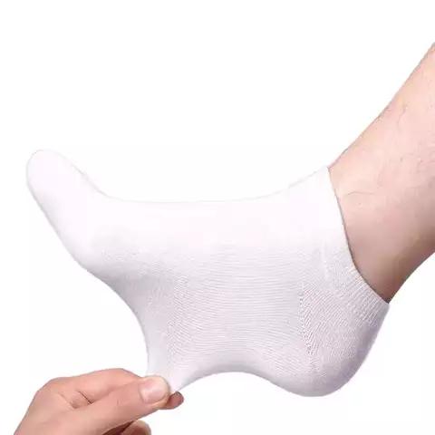 ( 3 pasang ) Kaos kaki pendek semata kaki polos pria wanita dewasa Lembut 1