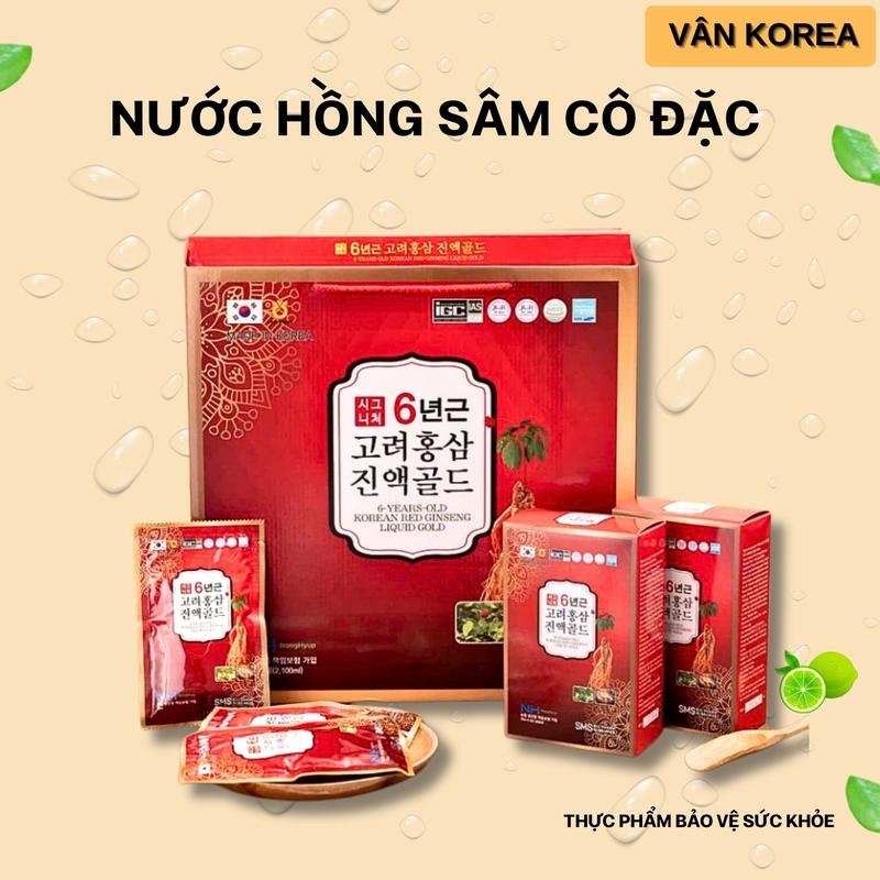  S01. Nước Hồng Sâm Cô Đặc 6 Năm Tuổi Biopham Hàn Quốc  Hộp 60 gói  - Hỗ trợ tăng cường đề kháng và bổ sung năng lượng cho cơ thể 