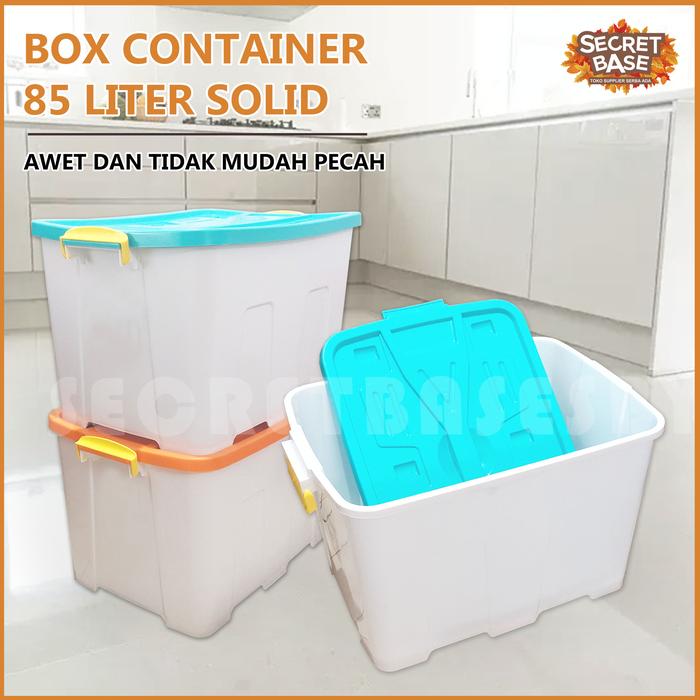 Promo [COD] BOX CONTAINER 85 LITER + RODA - Kontainer Box / Container ...