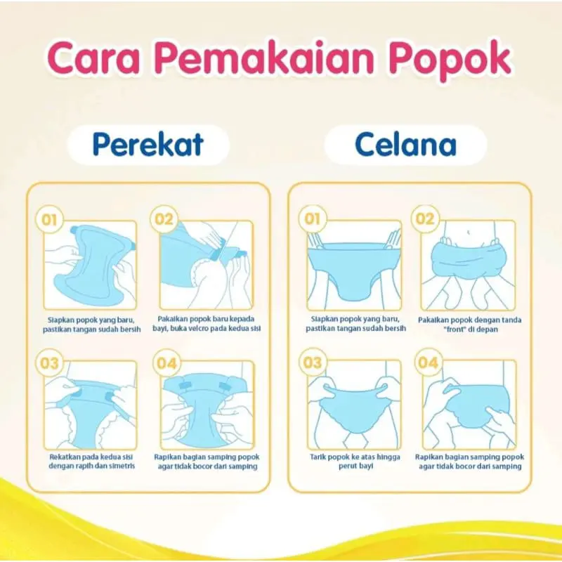Popok Makuku Dry Care Jumbo Pulp + SAP NBS54 / M48 / L44 / XL36 / XXL34 2