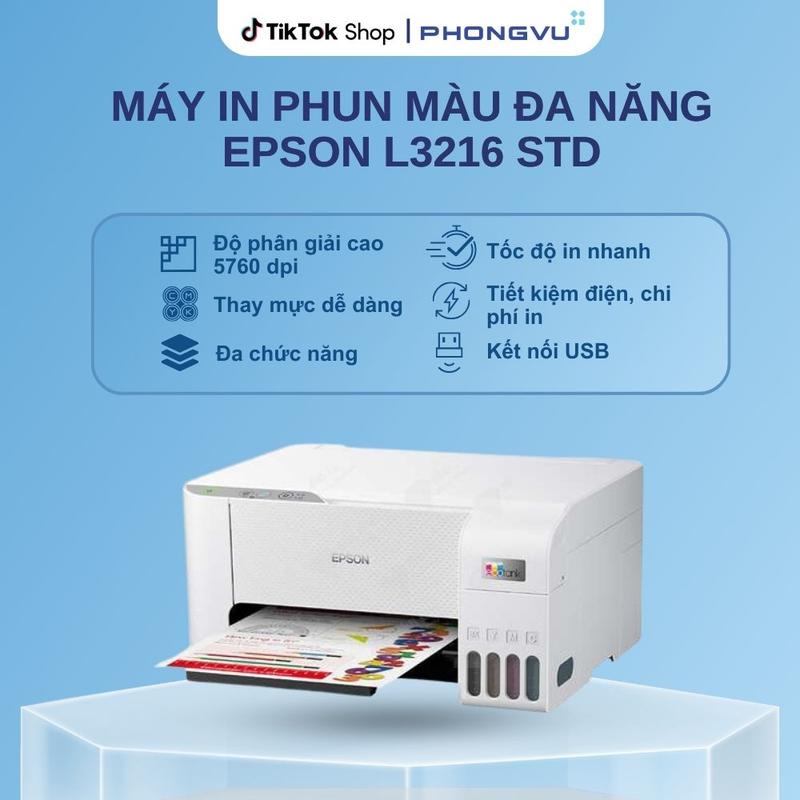Máy in phun màu đa năng Epson L3216 STD - Bảo hành 24 tháng