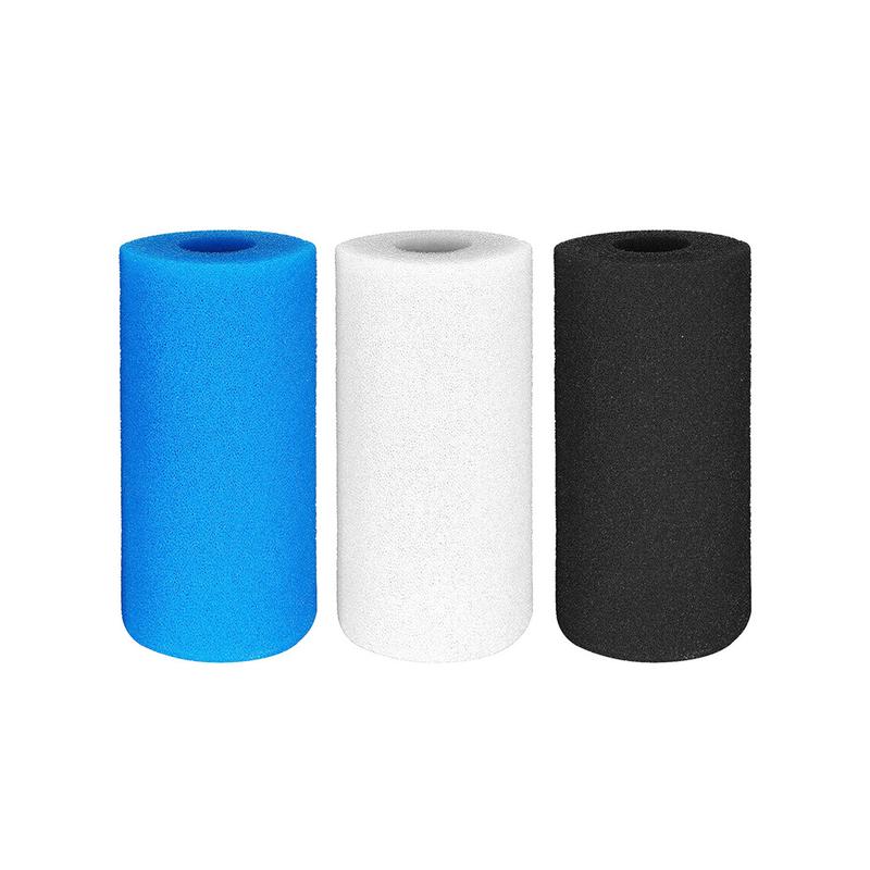 Product Introduction of 3pcs Filter Sponge For Intex Type-A Foam Sponge Reusable Swimming Pool Filter Cartridge Washable 20.0*10.0*10.0cm 7