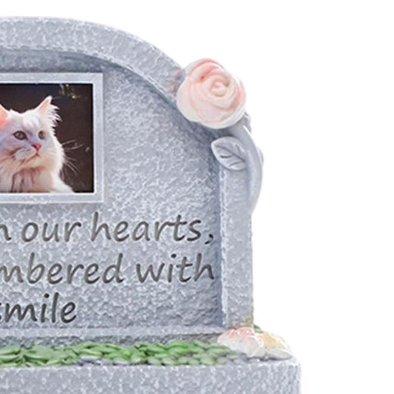 Product Introduction of Pet Memorial Monument Waterproof Loss of Pet Sympathy Gifts Cat Memorial Headstone for Patio Garden Outdoors Flowerbed Backyard 1