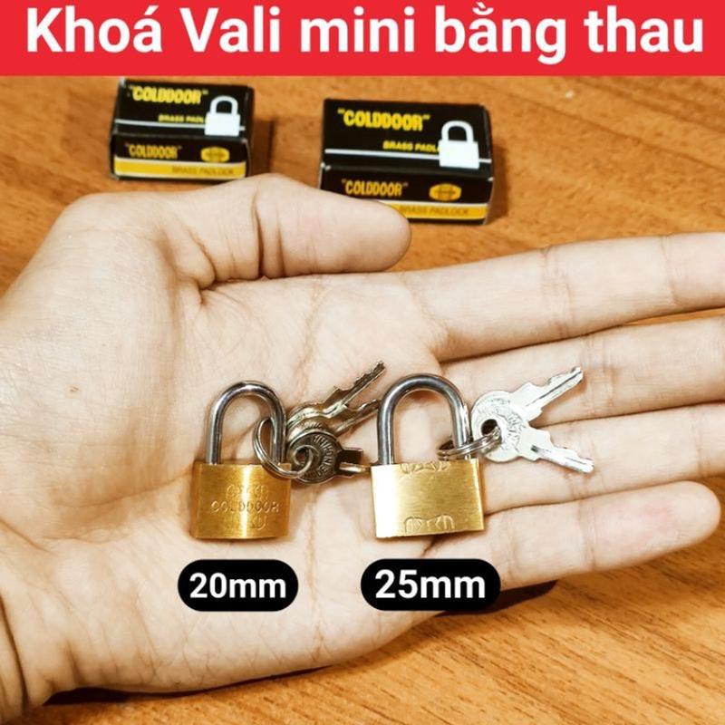 Ổ khoá mini vali loại tốt bằng thau kích thước 20mm,25mm,30mm