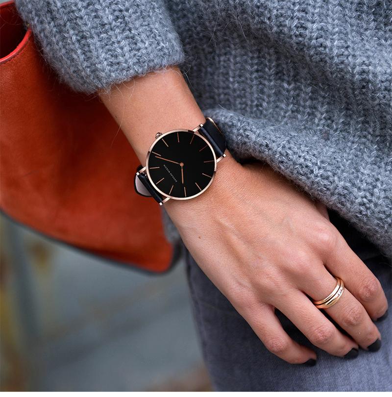 Product Introduction of HANNAH MARTIN Jam Tangan Wanita Sangat tipis 100% Original  CH36-FH hadiah watches 1