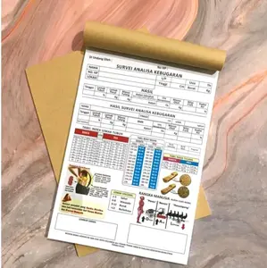 Buku analisa kebugaran/buku monitoring/buku tanita Paper