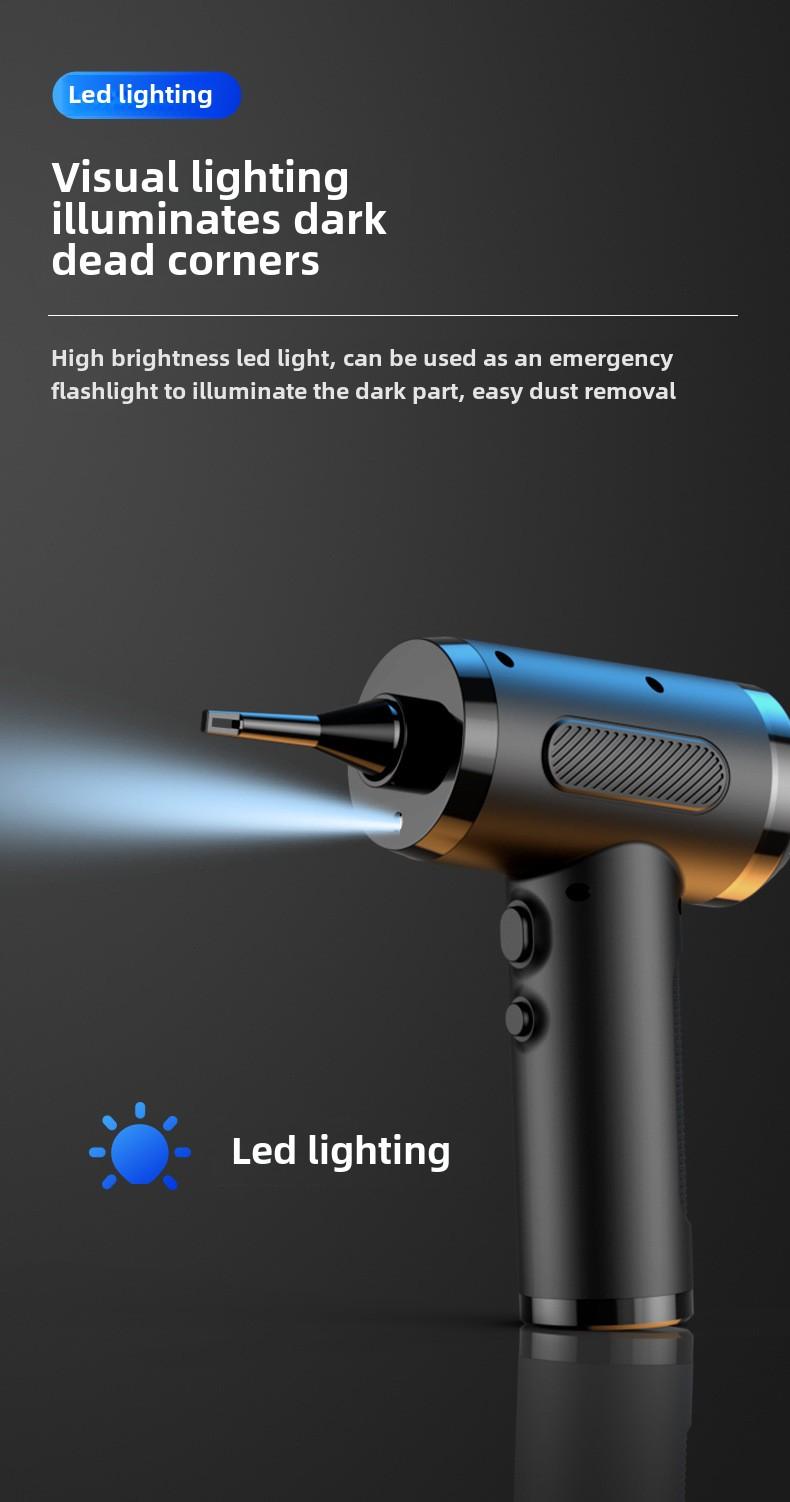 Product Introduction of Duster Blowing and Suction Integrated Handheld Pumping High-Power Computer Chassis Keyboard Wireless Duster 16