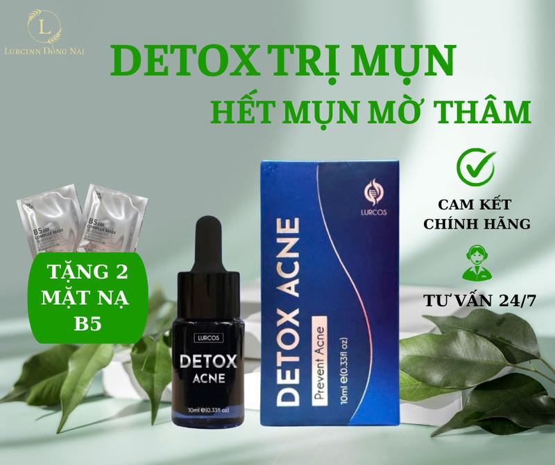 Serum Trị Mụn Mờ Thâm Prevent Acne Detox 10ml Lurcinn Skincare  Chăm Sóc Da