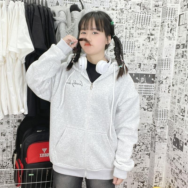 Áo Khoác Hoodie Zip CINDDY BRAND In Chữ Gạch Chân Nam Nữ-KI017 Women Top Nhung Kem Voi hoodie  zip áo  hoodie hoodie áo khoác nam mùa đông nỉ áo khoác hoodie  peaceful hoodie  reflective áo  hoodie 2