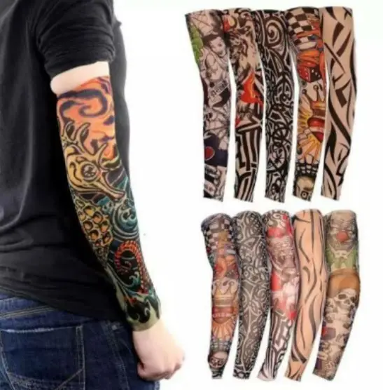 V㊚8V SARUNG LENGAN TANGAN TATTO / MANSET TANGAN MOTIF TATO UNISEX L✪75