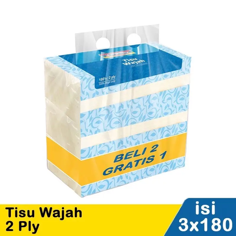 Tisu Wajah Private Label Indomaret 3x180's