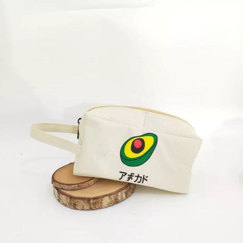 (COD) POUCH TEMPAT MAKE UP MUAT BANYAK - POUCH MURAH MUAT BANYAK Kanvas Kanvas Kanvas Kanvas Kanvas Tali Serut 2