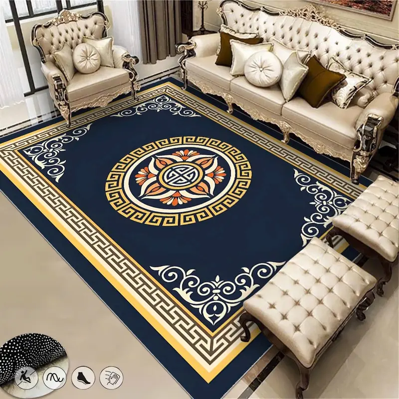 Thảm Trải Sàn Kích Thước To 2M x 3M Đồng Anh Bedding Hoạ Tiết Sang Trọng Trải Phòng Khách Phòng Ngủ Phòng Thờ 5