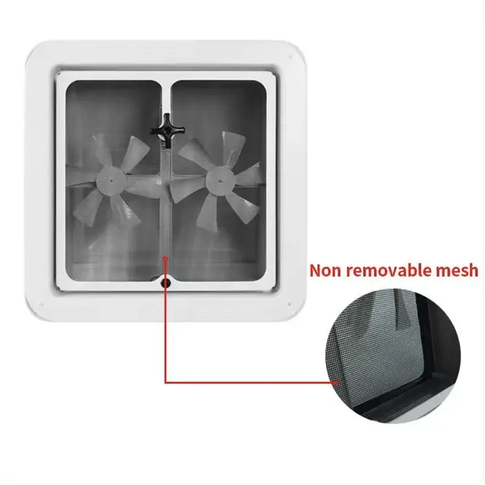 RV Roof Vent 14" with 2 fan  [ST 633] 4