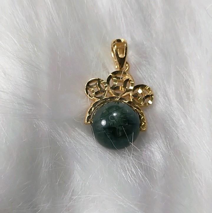  Mặt đá phong thủy tóc xanh mệnh hoả  mộc 