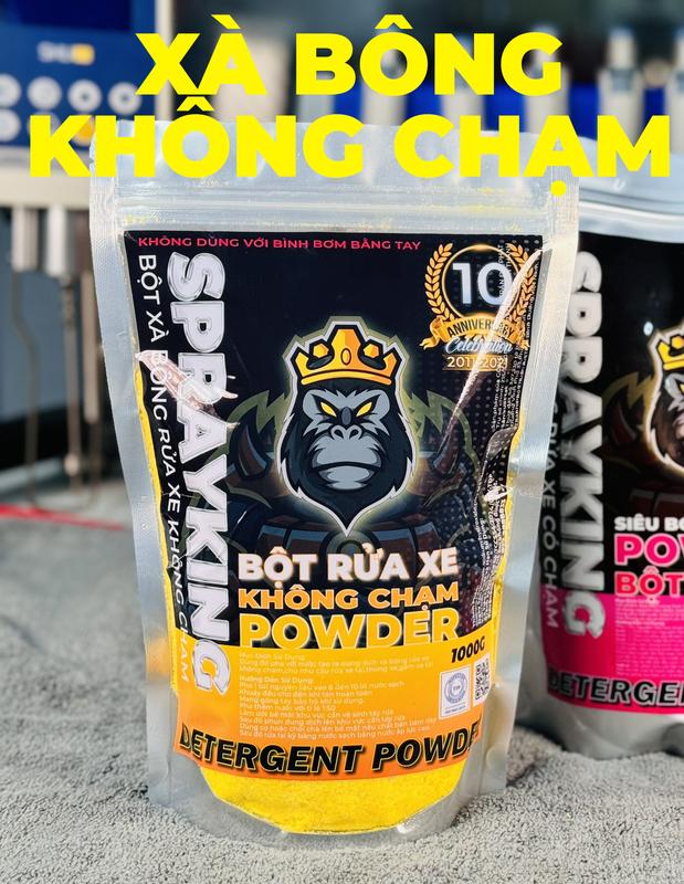 Túi Bột Rửa Xe Không Chạm Sprayking 1kg, Pha 8-10 lít Xà Bông Không Chạm,Sạch Xe và Hương Thơm Mạnh - Chính Hãng Sprayking