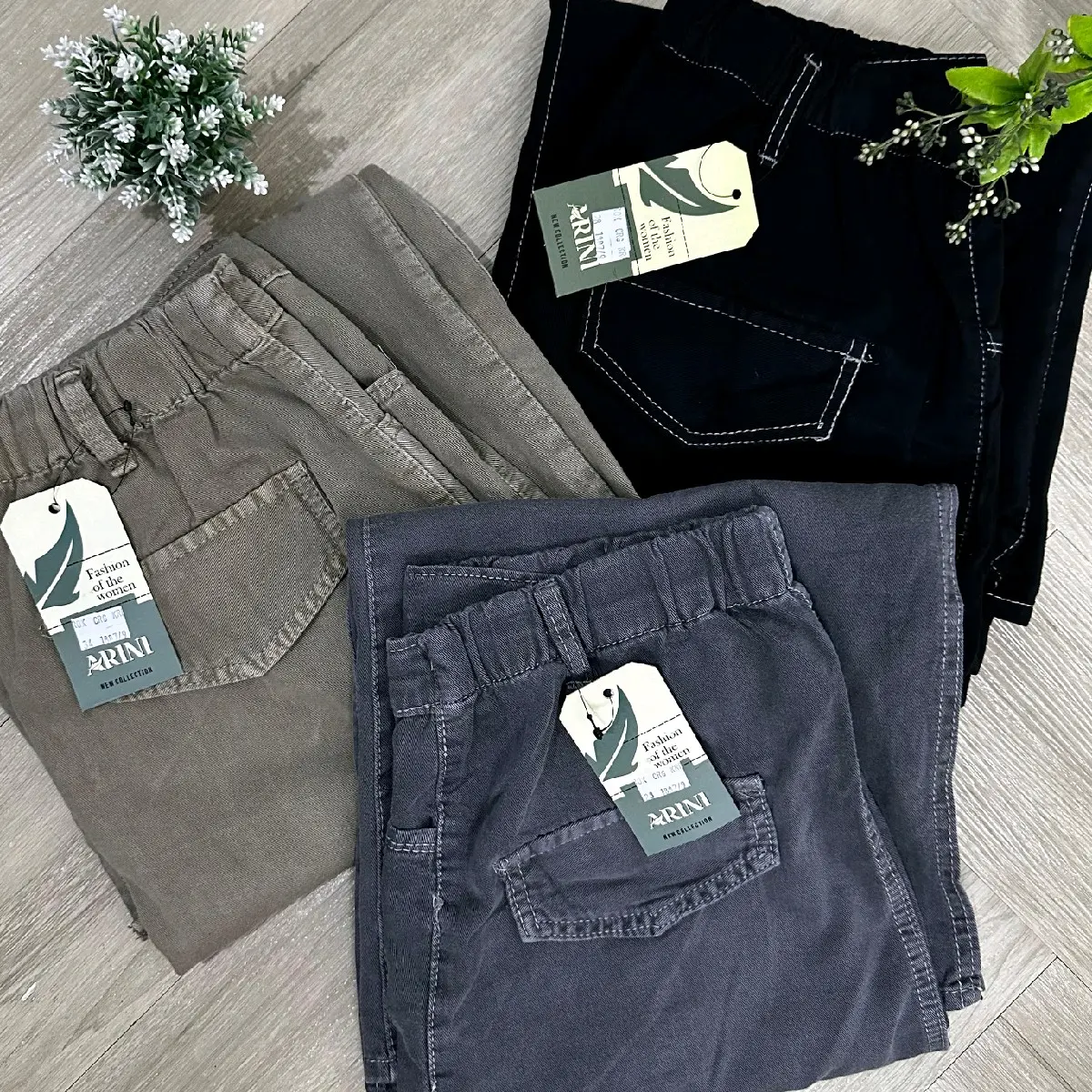 rok cargo pinggang karet Santai