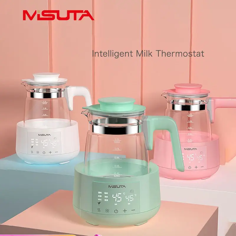 Máy tiệt trùng, hâm sữa, pha sữa đa năng Misuta có tích hợp sấy khô, điều chỉnh được nhiệt độ 8