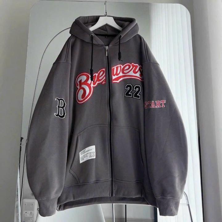 ÁO KHOÁC NỈ DÂY KÉO GIẢ HOODIE THÊU THÂN TRƯỚC CÓ TÚI LOGO DÀY CHỐNG NẮNG NÓNG LUNAS Nam Menswear Tay Dài Dài Tay Tay Dài Dài Tay áokhoác hoodie 0