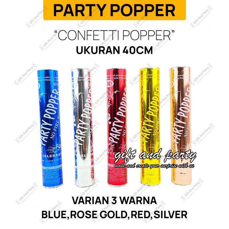 Confetti / Party Popper / Popper Party / Confeti / confetti 30 Cm 0