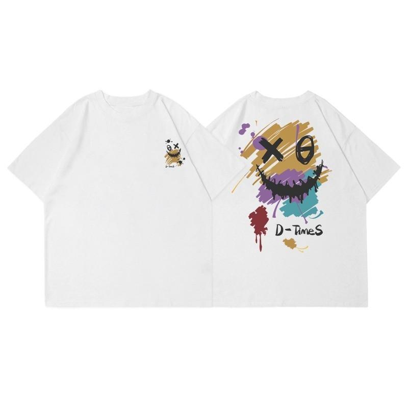 NASA IDOL Baju Kaos Oversize couple pasangan gaya grafiti Distro Keren Premium Lengan Pendek T-shirt atasan kekinian C240 Wanita Katun Dewasa 3