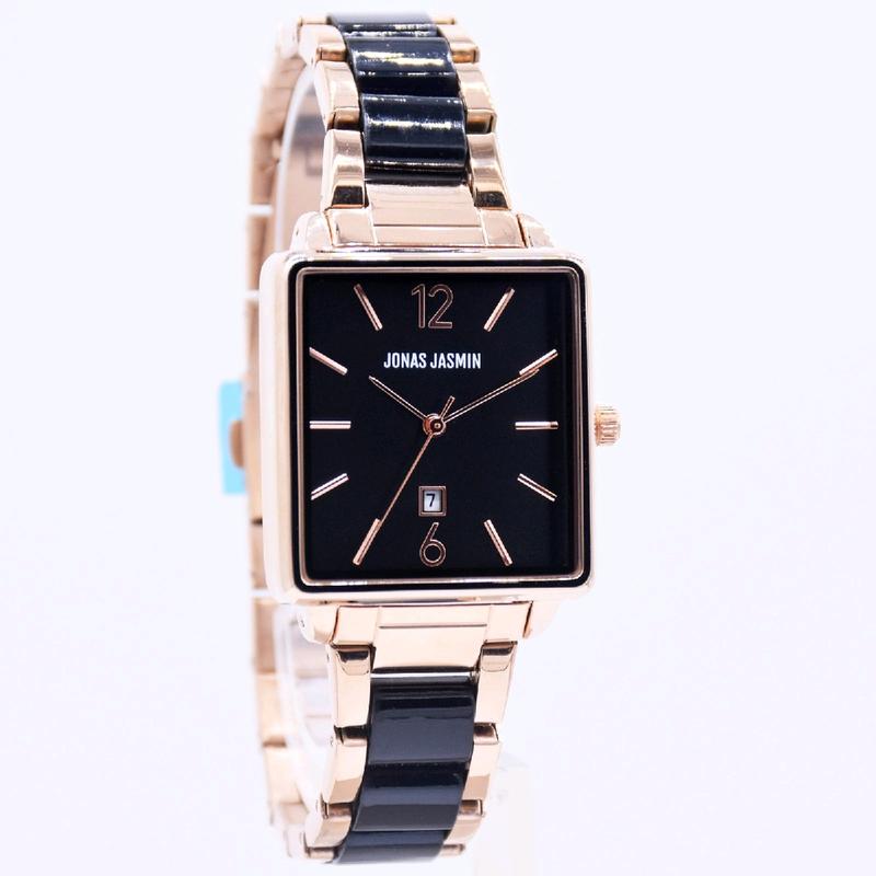 new jam wanita analog petak bahan keramik jasmin original mesin premium bergaransi tahan air berkelas Neww 1