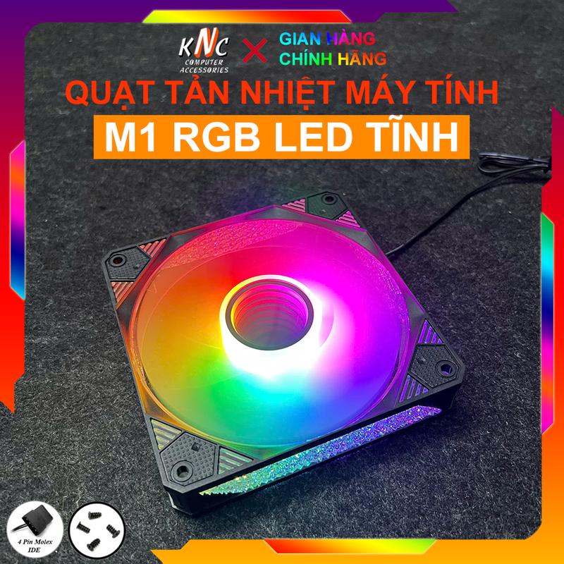 Quạt Tản Nhiệt MÁY TÍNH M1 Fan Led Fan Case RGB Cắm Trực Tiếp Cổng Molex 4Pin Không Cần Hub