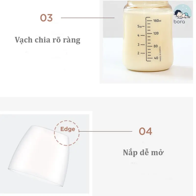 Bình sữa Moyuum Hàn Quốc 170ml/270ml [Được chọn núm 1 - 4][Cam kết chính hãng] 6